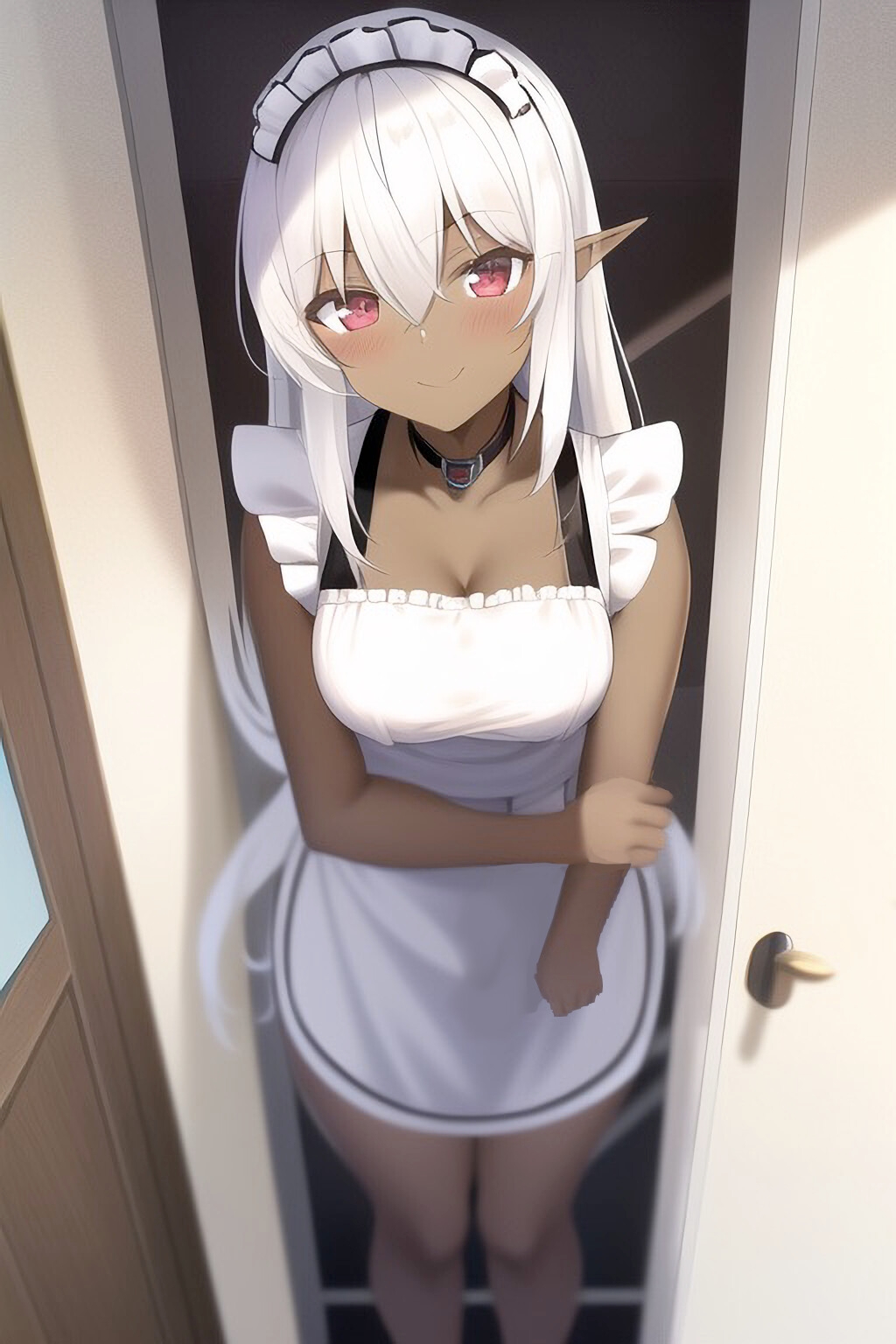 褐色ダークエルフメイドのR18イラスト集 30枚