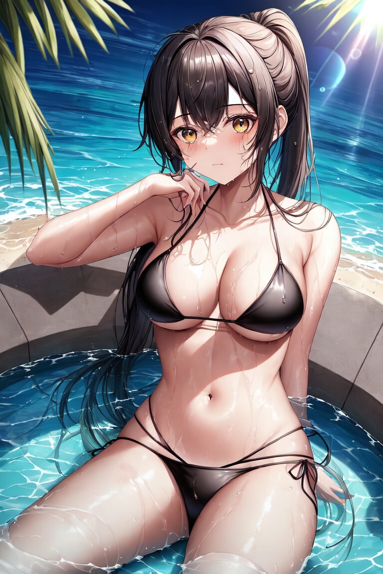 JKの夏休みは友達と海を満喫〜ビキニ〜