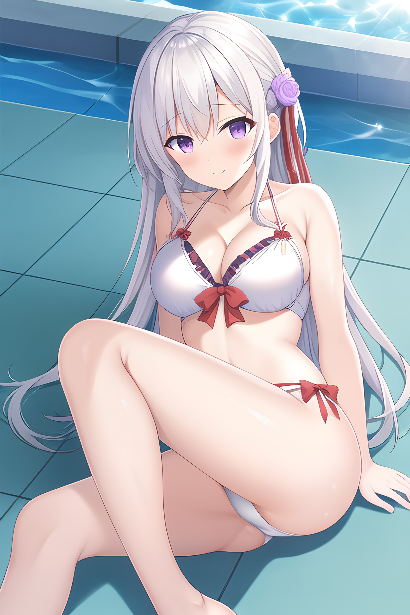 005[33枚]銀髪JKコスちゃん