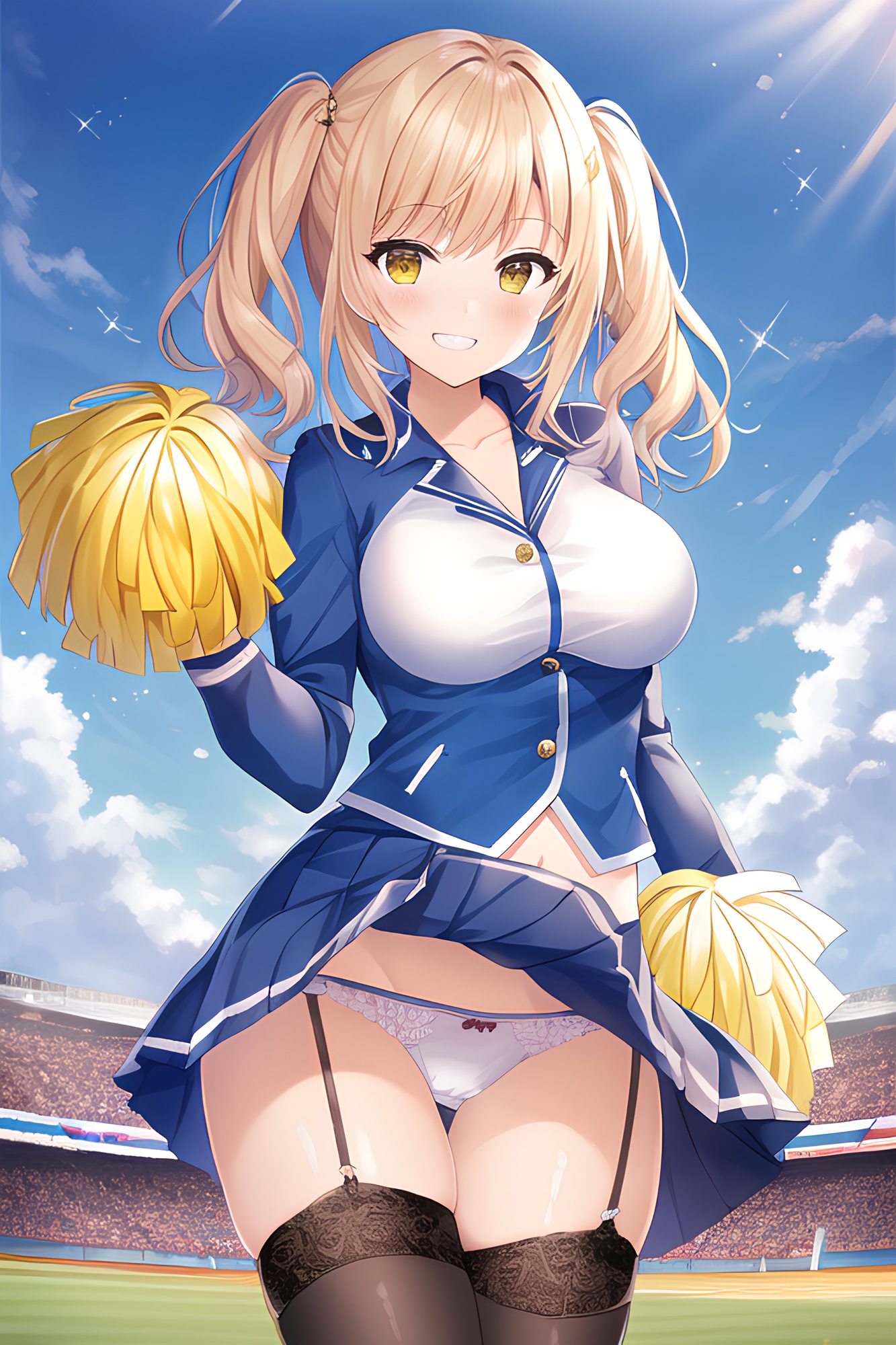 006[33枚]おパンツを見せてくれるチアガールちゃん