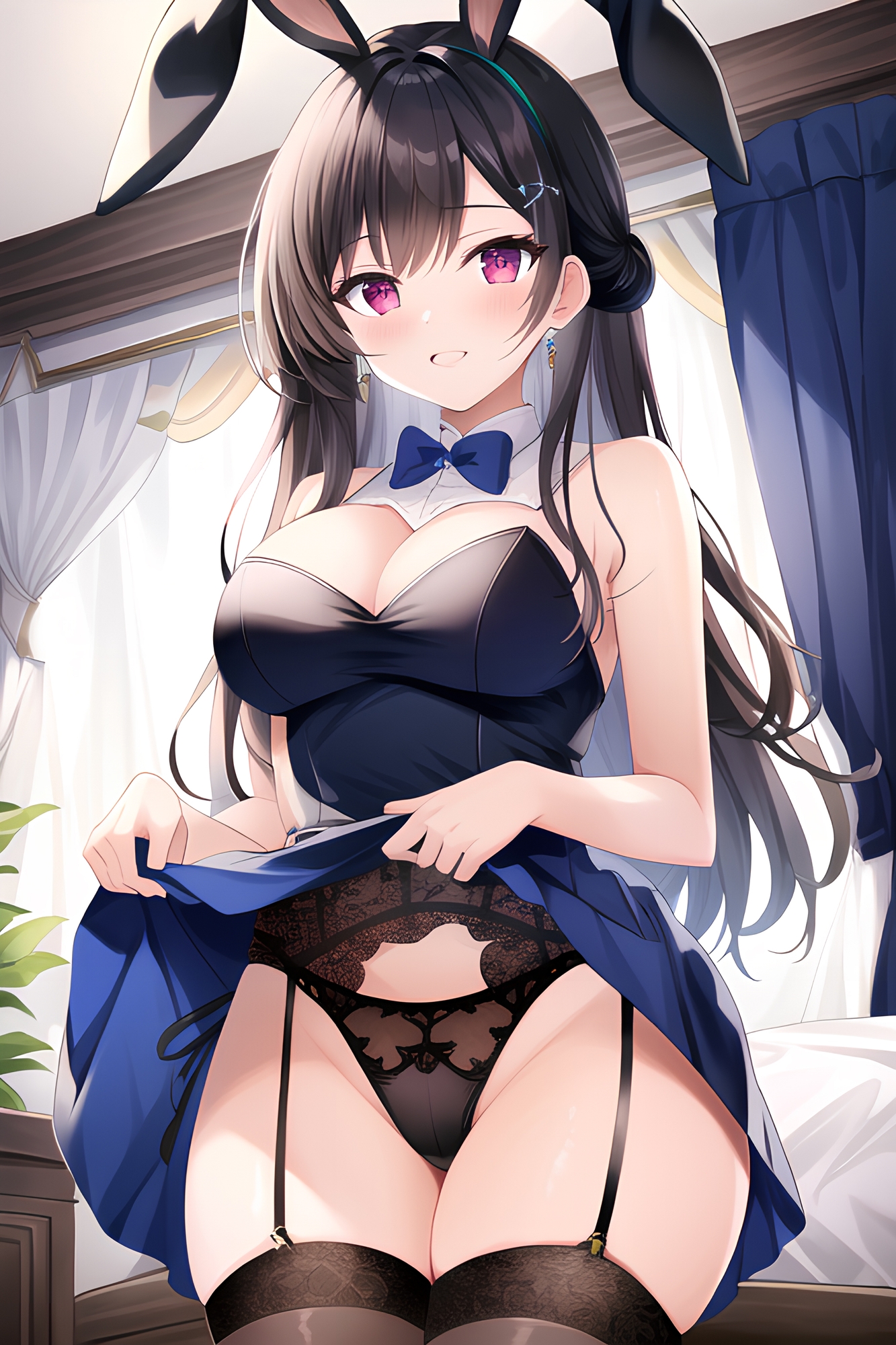 007[16枚]おパンツを見せてくれるバニーガールちゃん