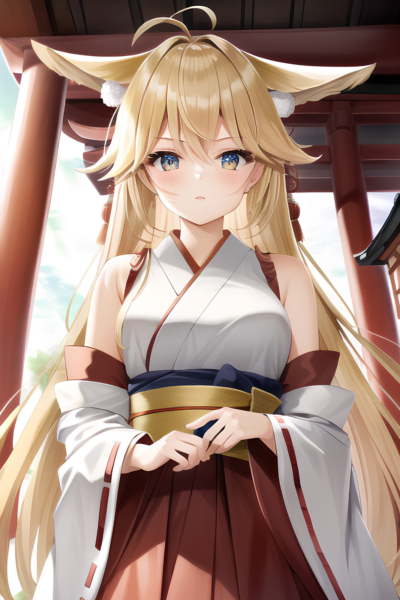 010[44枚]ウサ耳巫女の巨乳ちゃん(新年記念+11枚オマケ付き)