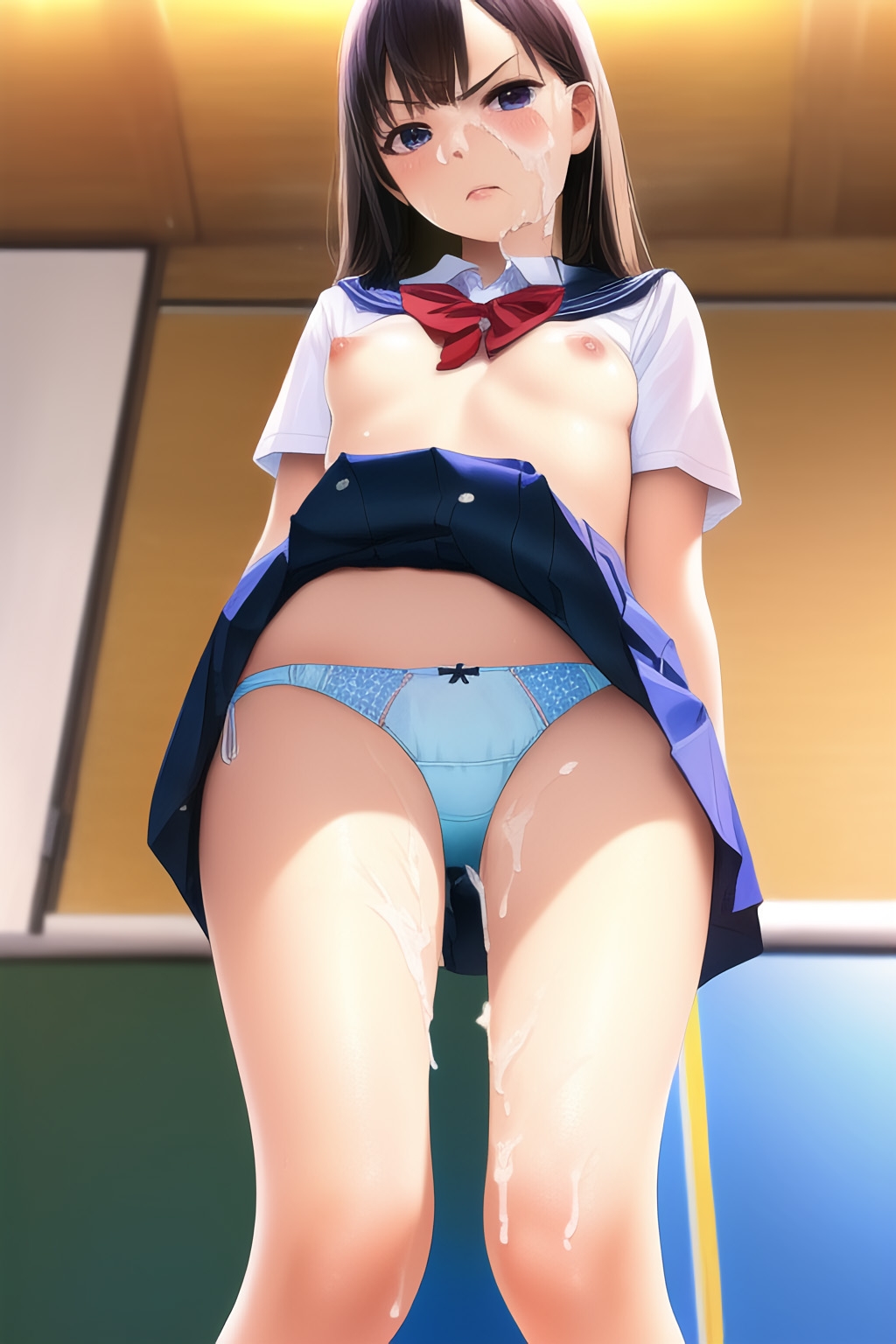 嫌な顔されながら見せてもらったおっぱいにぶっかけたいVol.1