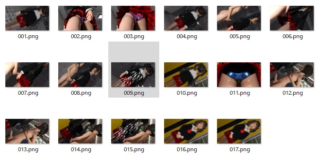 クラスメイトのパンツを覗いてぶっかける男