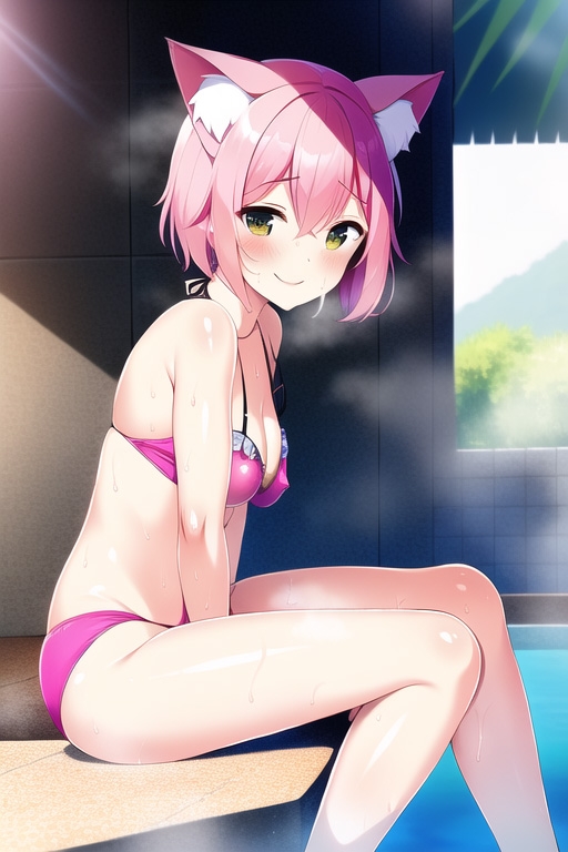 猫耳ショートにゃんこ女子