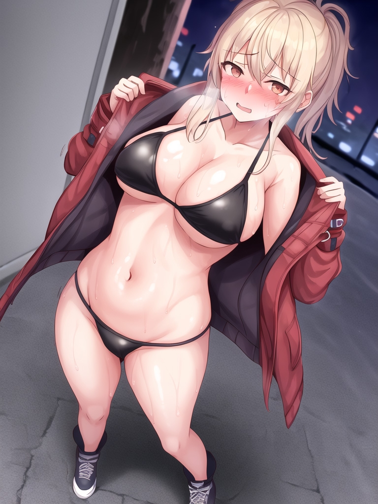 女の子がただ水着を見せてくれるだけ