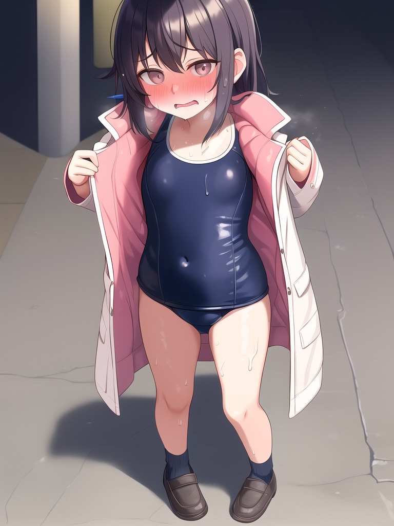 女の子がただ水着を見せてくれるだけ