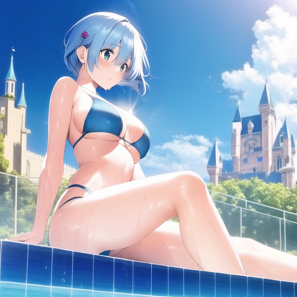 レムのボクシング ロリ巨乳