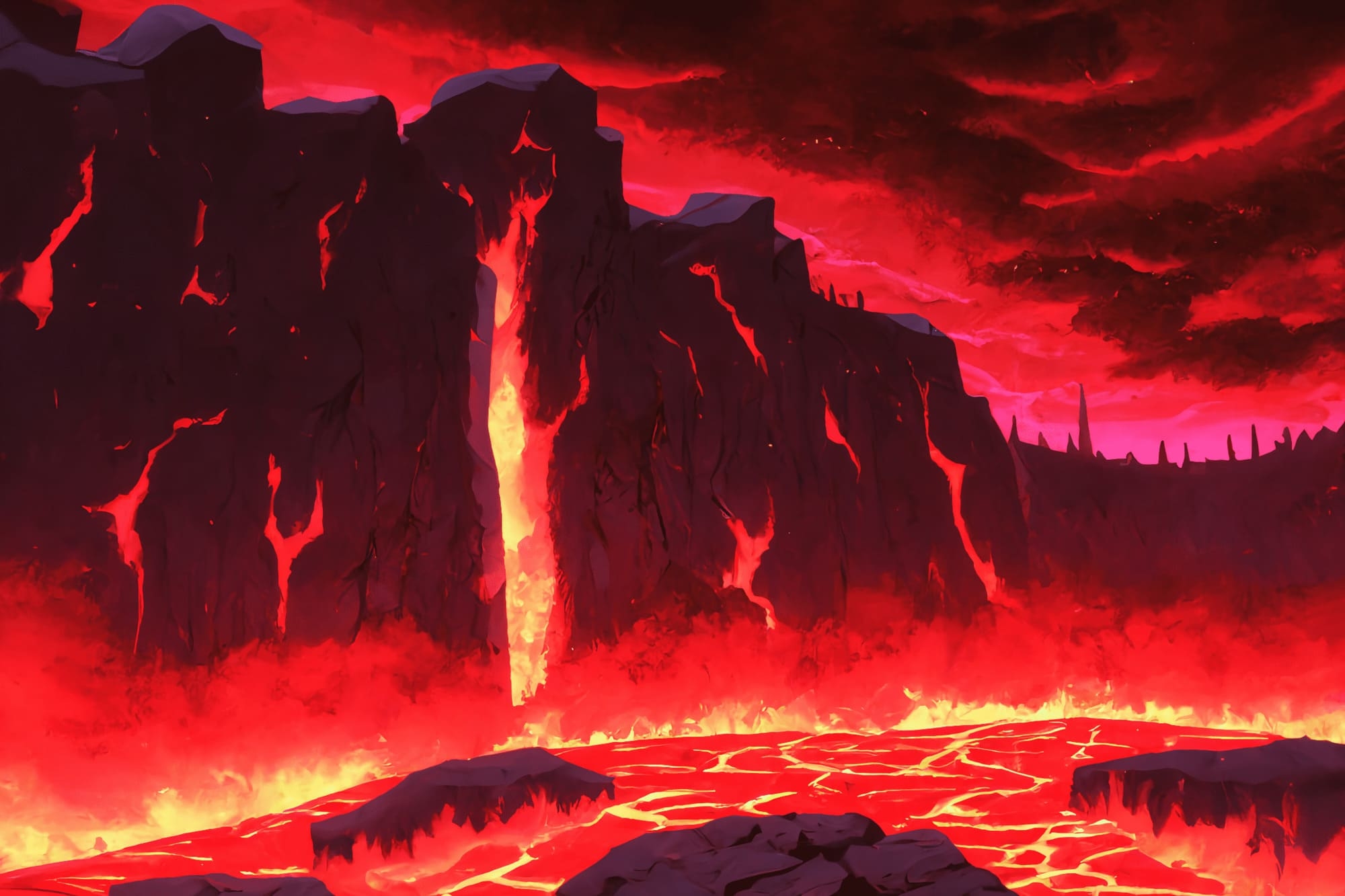 【アニメ映画風の自然系背景】著作権フリーの高解像度画像(100枚)