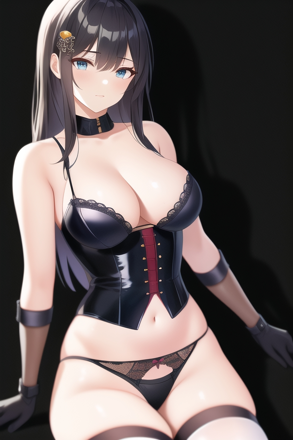 フェチイラスト集 -コルセット- フリーイラスト