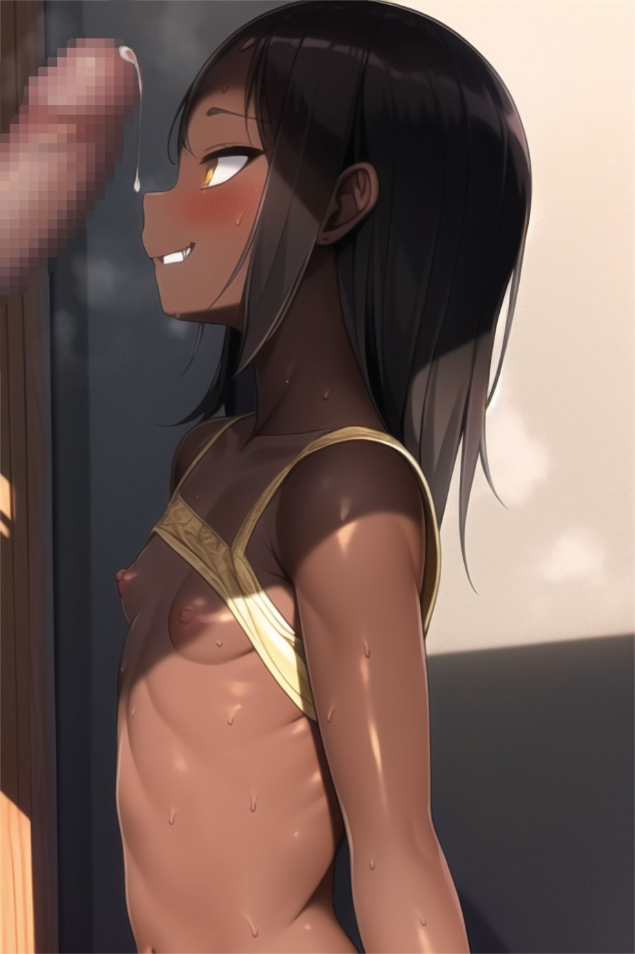 褐色メスガキ イラスト集