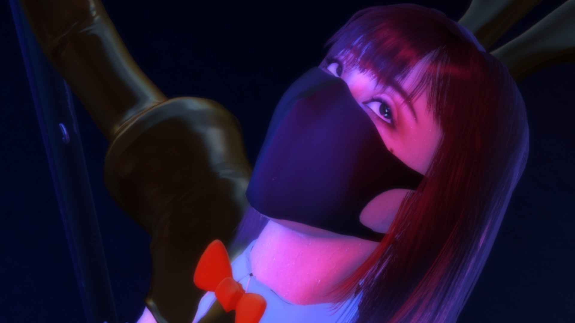 拘束逆バニー責め