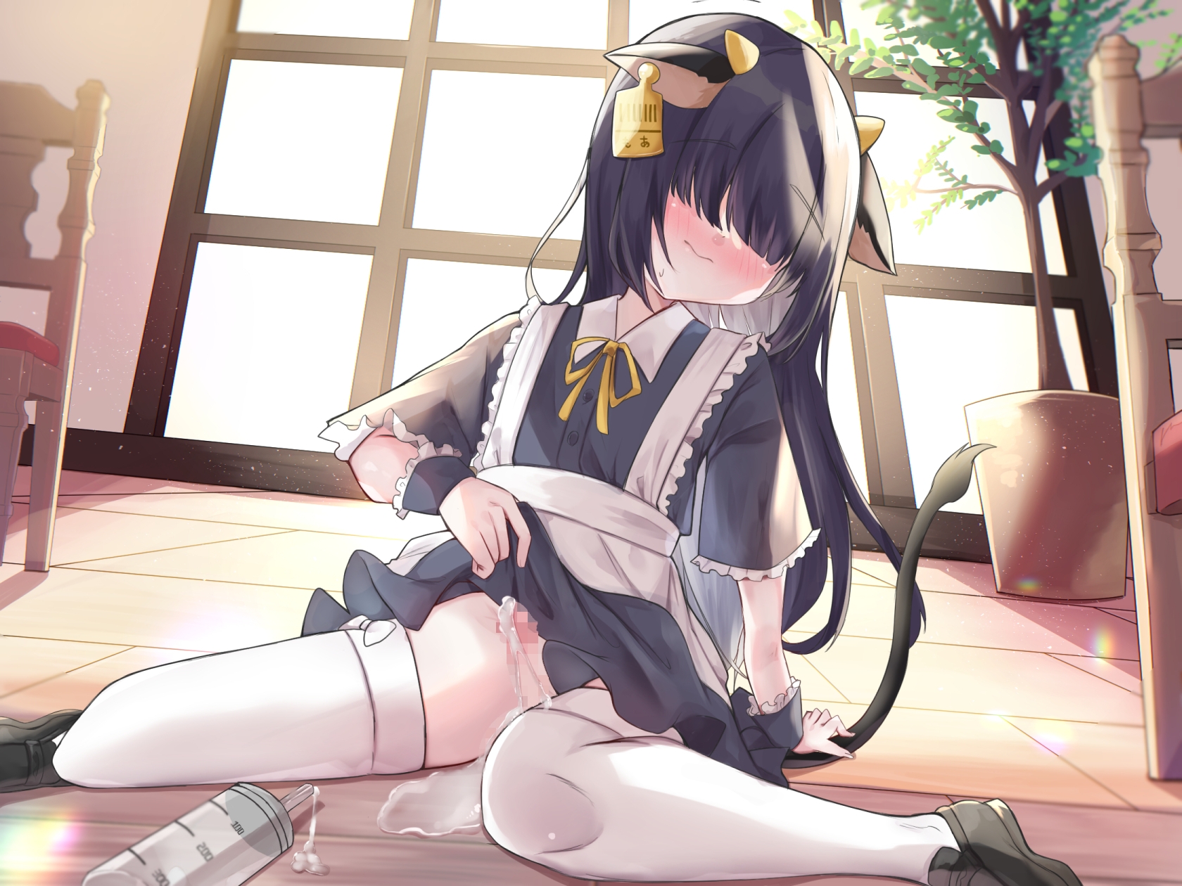 ふたカフェ～内気な短小メカクレメイドの献身的な連続射精でねっとりどろどろ～