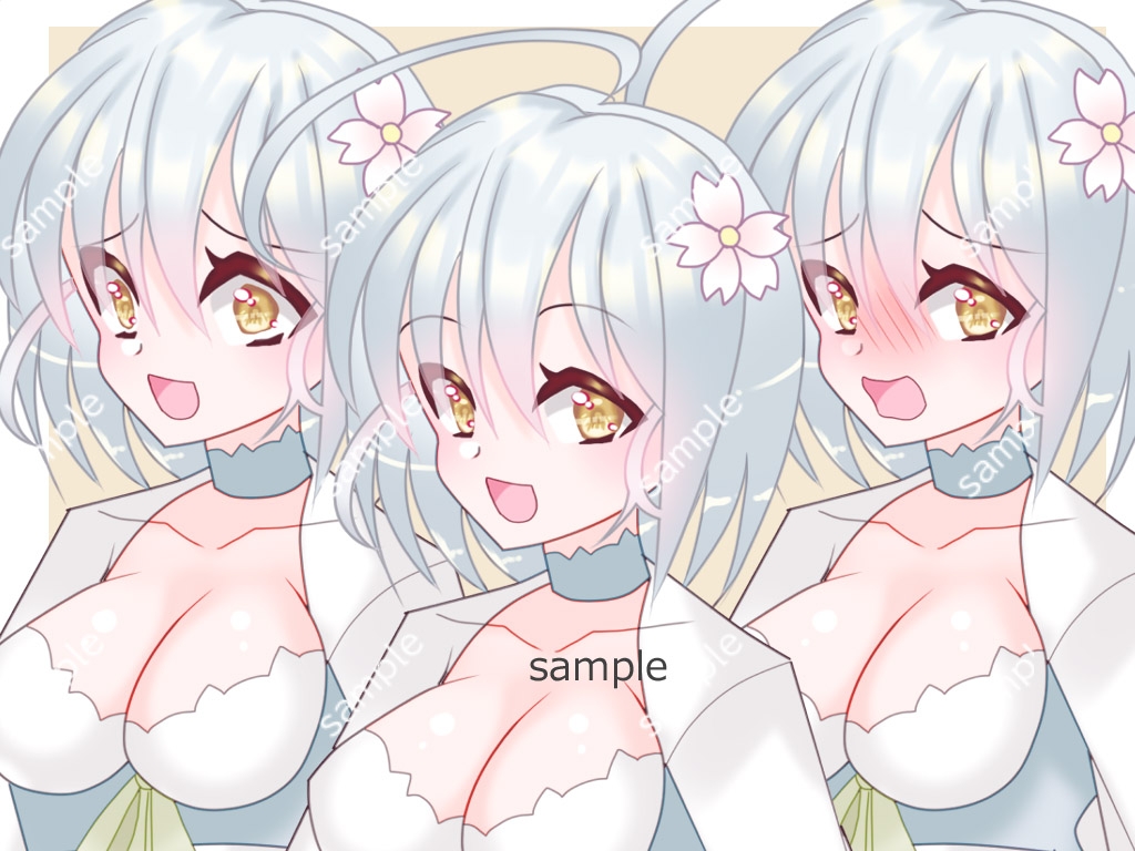 全身立ち絵素材・ファンタジー衣装024《薄幸少女》