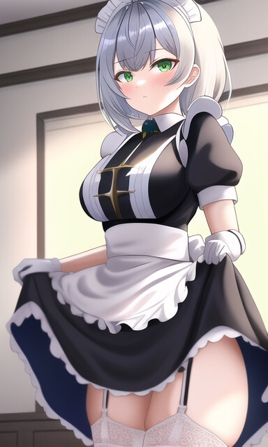 ホ○ライブ!!CG集 白○ノエル(メイド) R-18あり