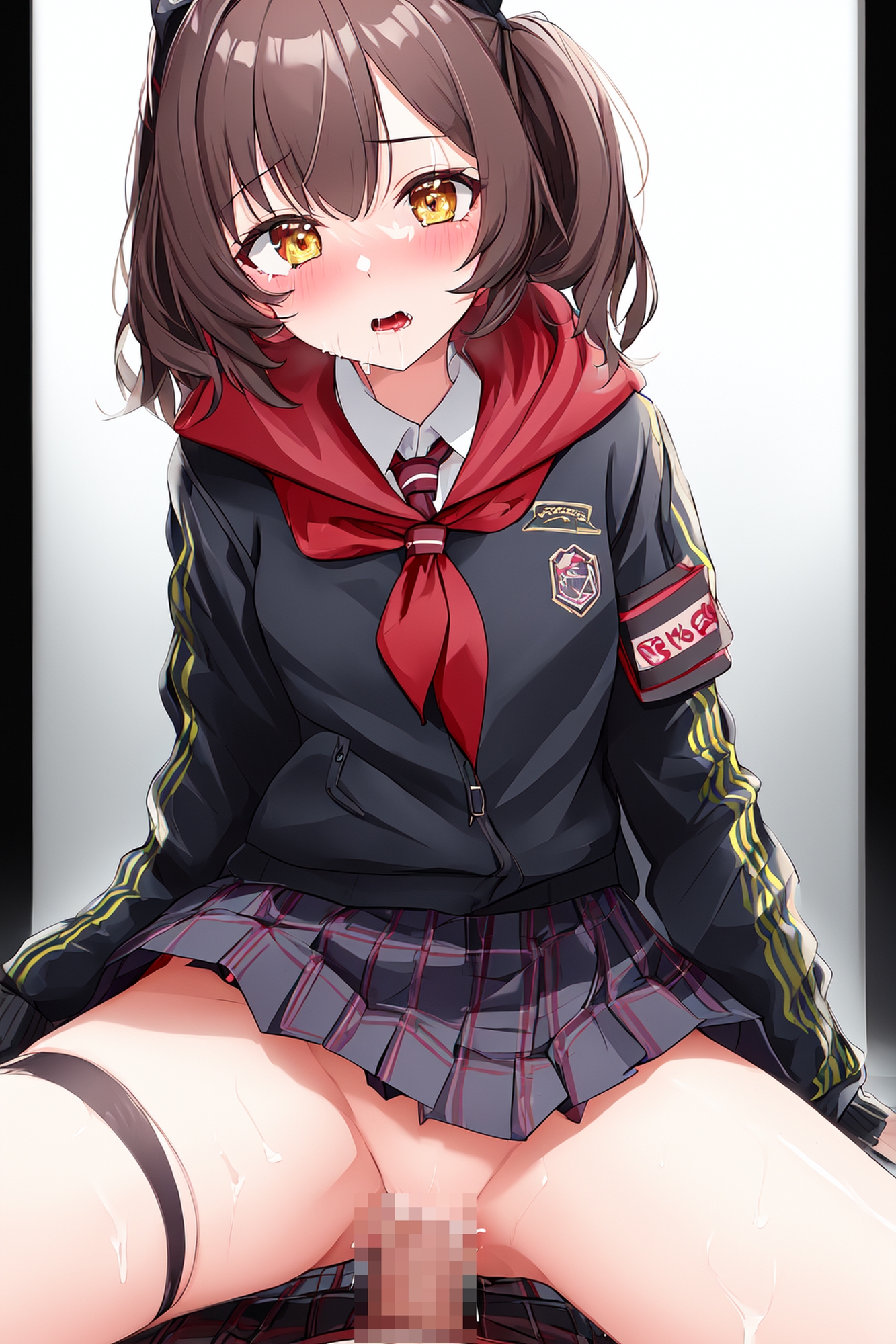 制服着衣騎乗集