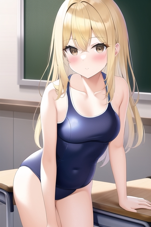 金髪美女、スクール水着詰め合わせ