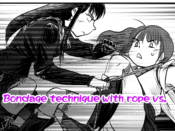 A TALE OF BONDAGE FIGHTER PRINCESS SPHINXact12 vs JutteHjoujutsu