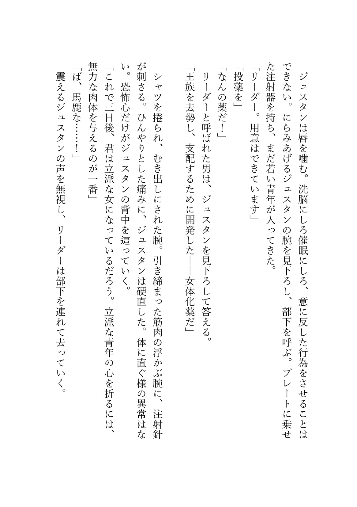 美青年御曹司TS雌堕ち洗脳調教ノベル