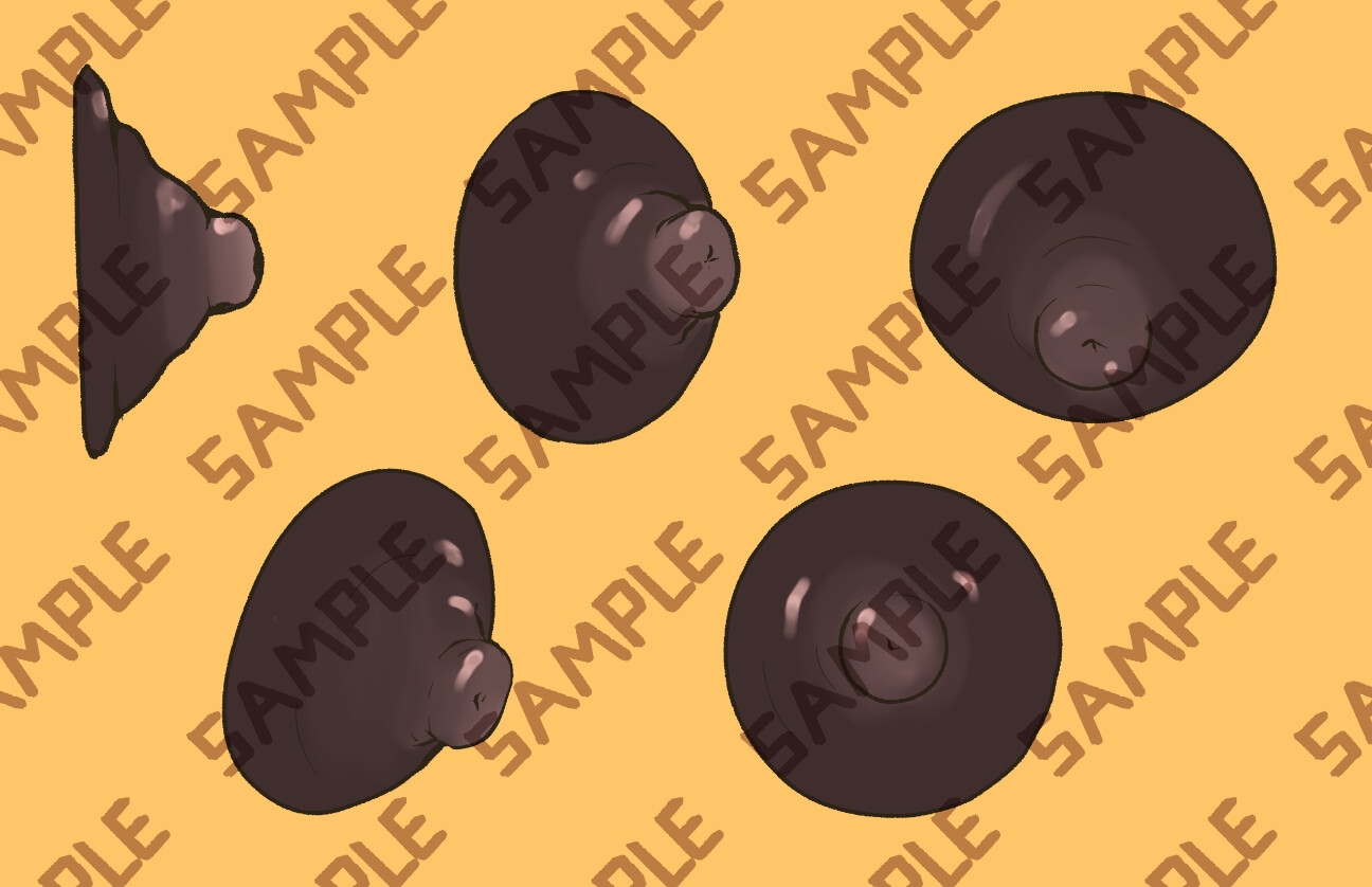 Nipple 3D and 2D asset bundle