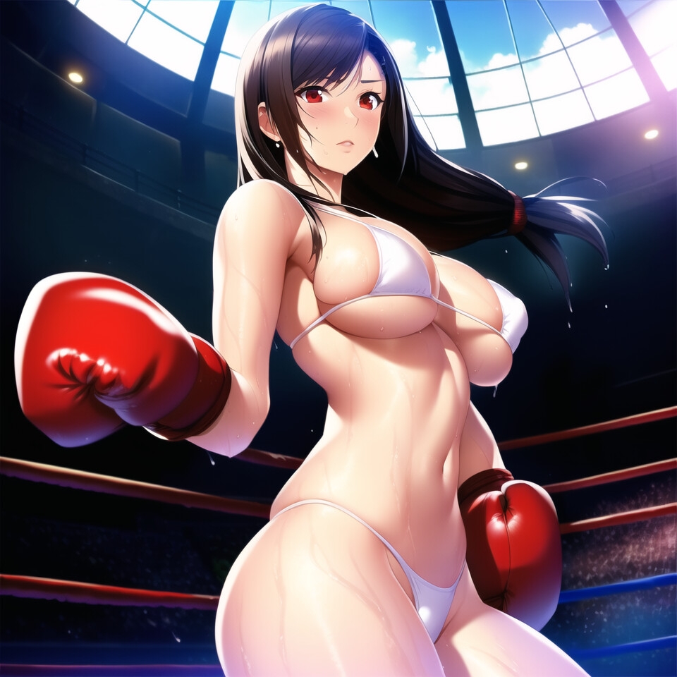 ティファさんの試合 ～負けたらレイプ～