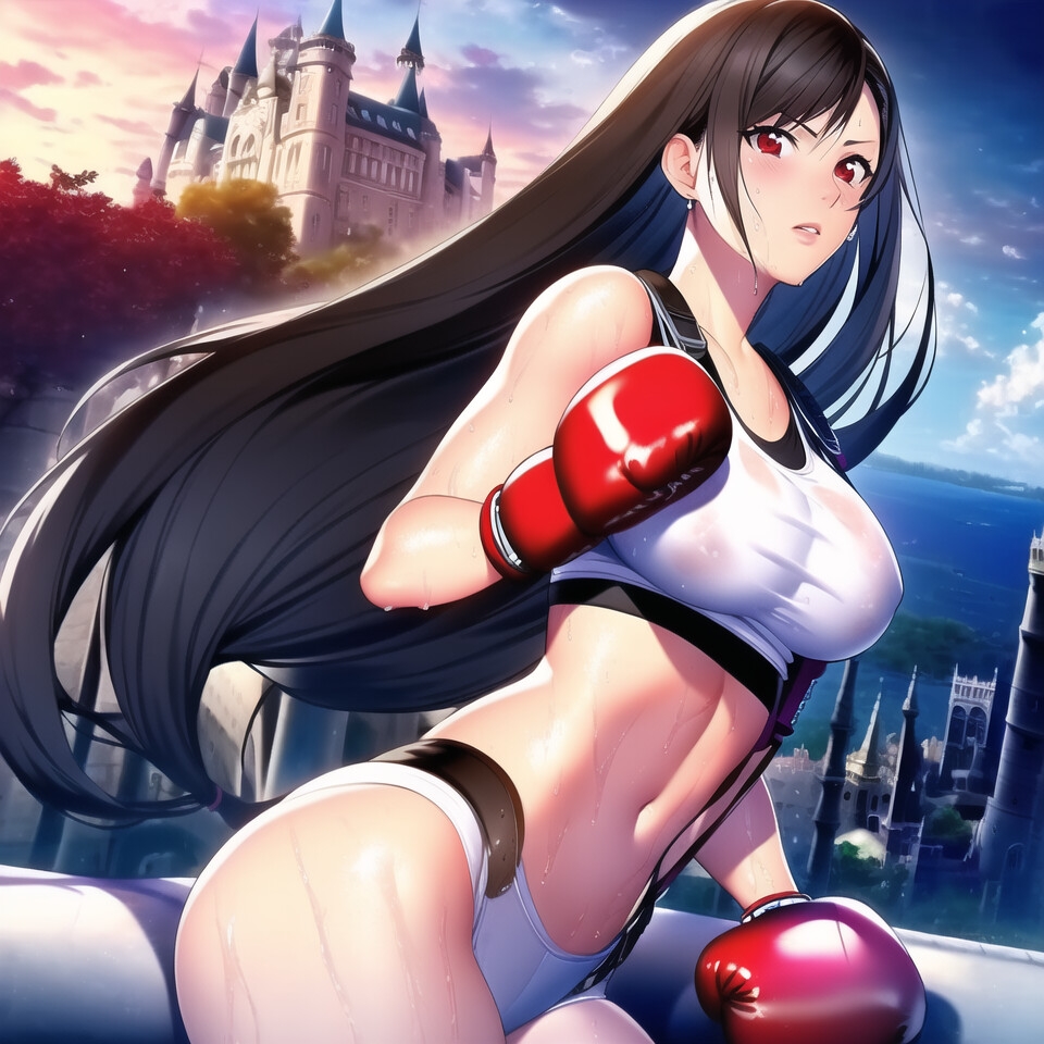 ティファさんの試合 ～負けたらレイプ～