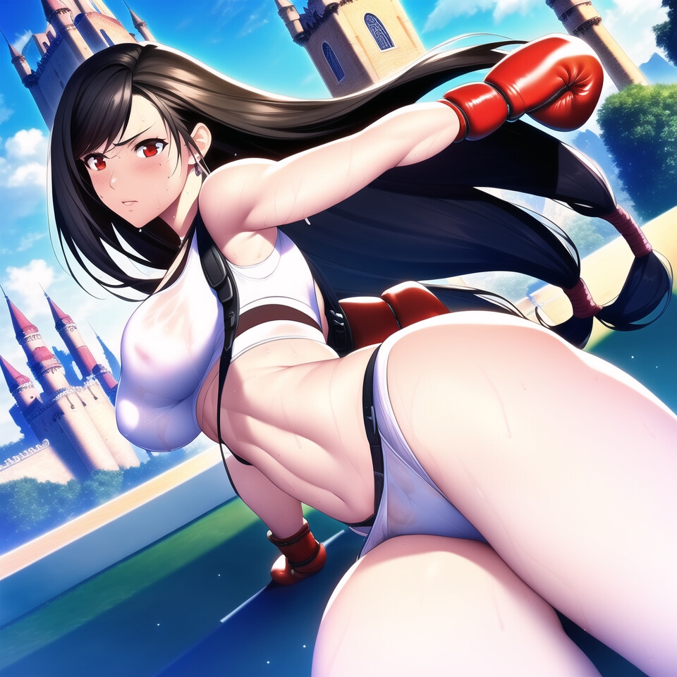 ティファさんの試合 ～負けたらレイプ～