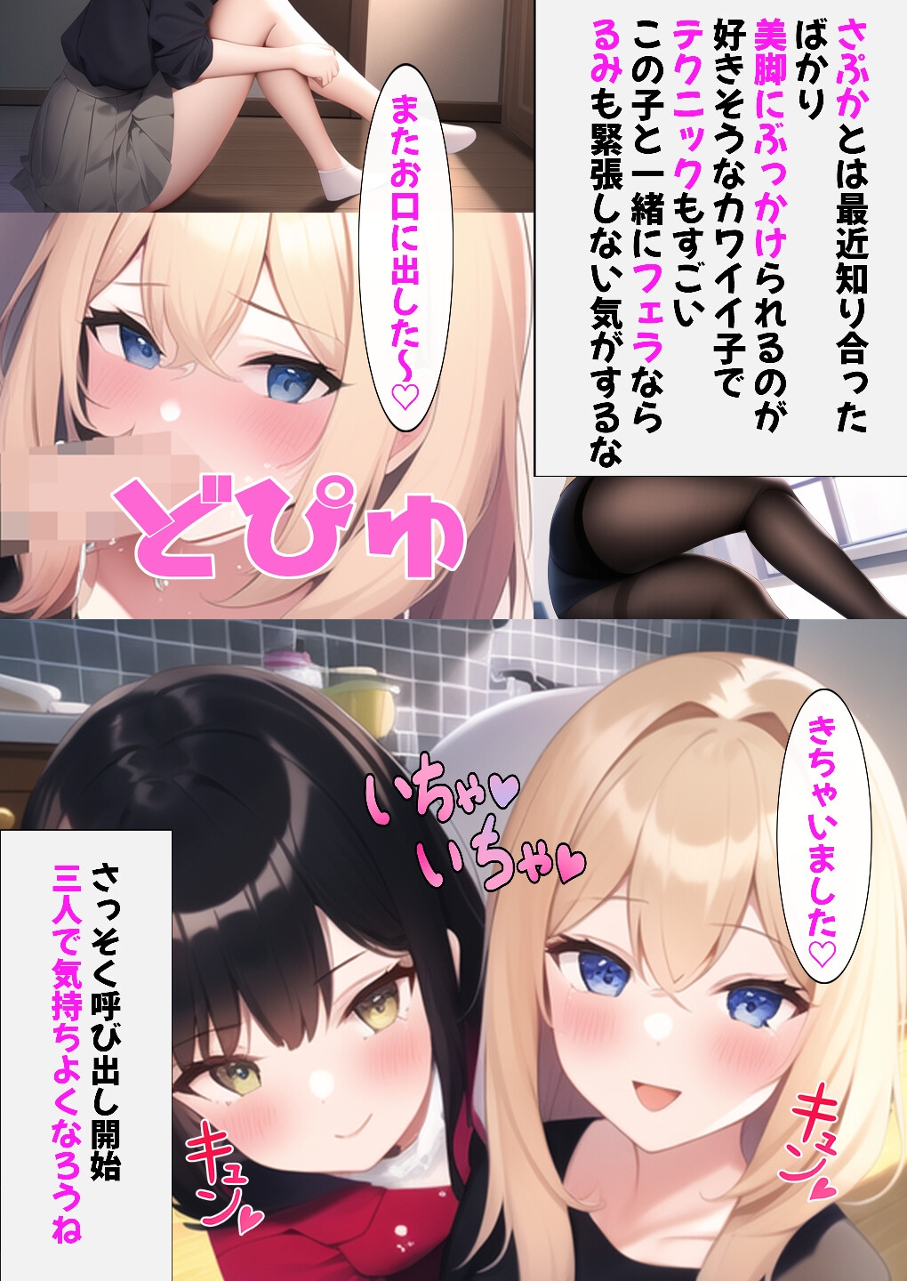 第五話 僕が作ったスマホアプリはボタンを押すと目の前でスカートをめくってくれる優れもの 念願のトリプルフェラ編