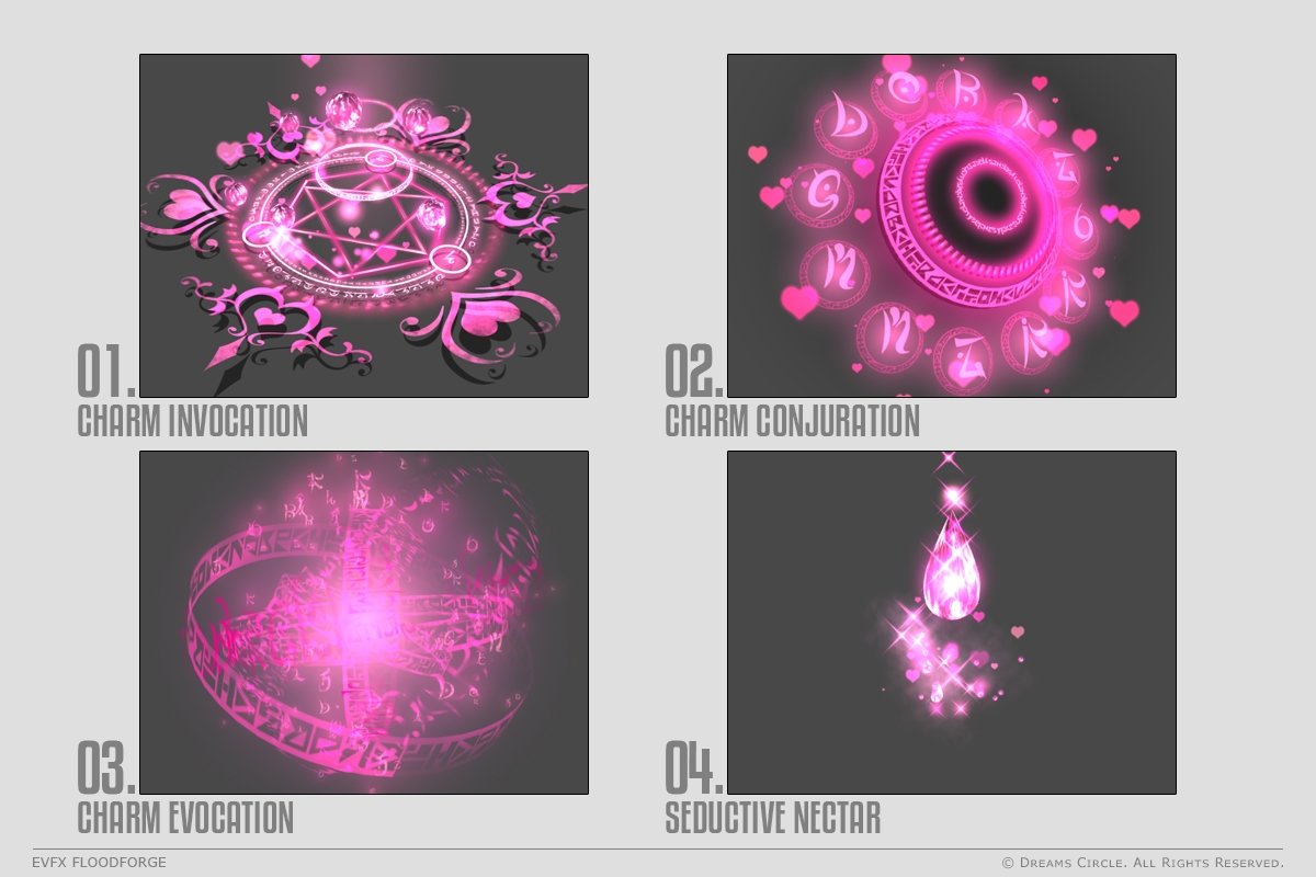 エフェクト素材集:EVFXチャームフォージ
