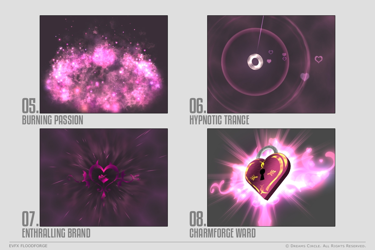 エフェクト素材集:EVFXチャームフォージ