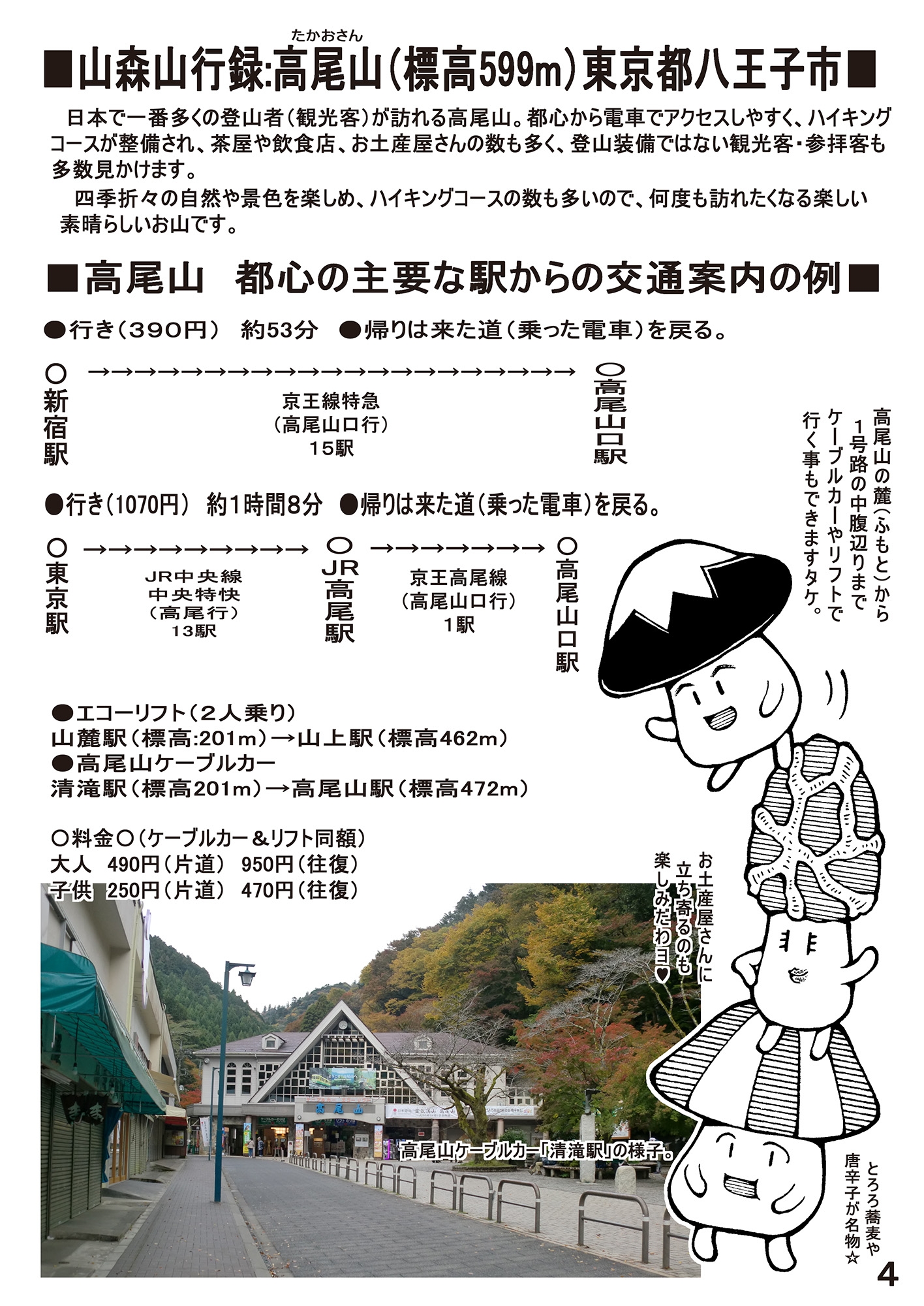 山森山行録 3年ぶりの高尾山