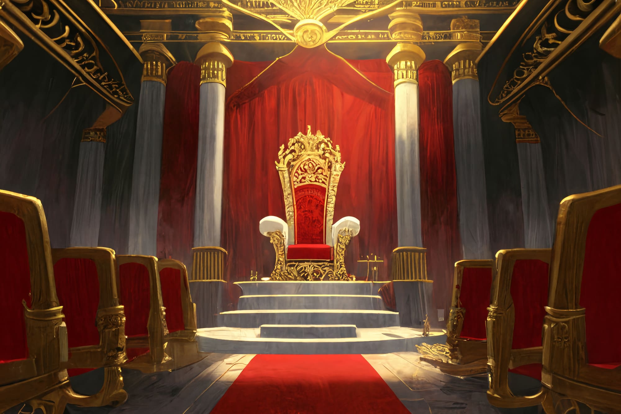 【アニメ映画風の城や室内の背景】著作権フリーの高解像度画像(100枚)