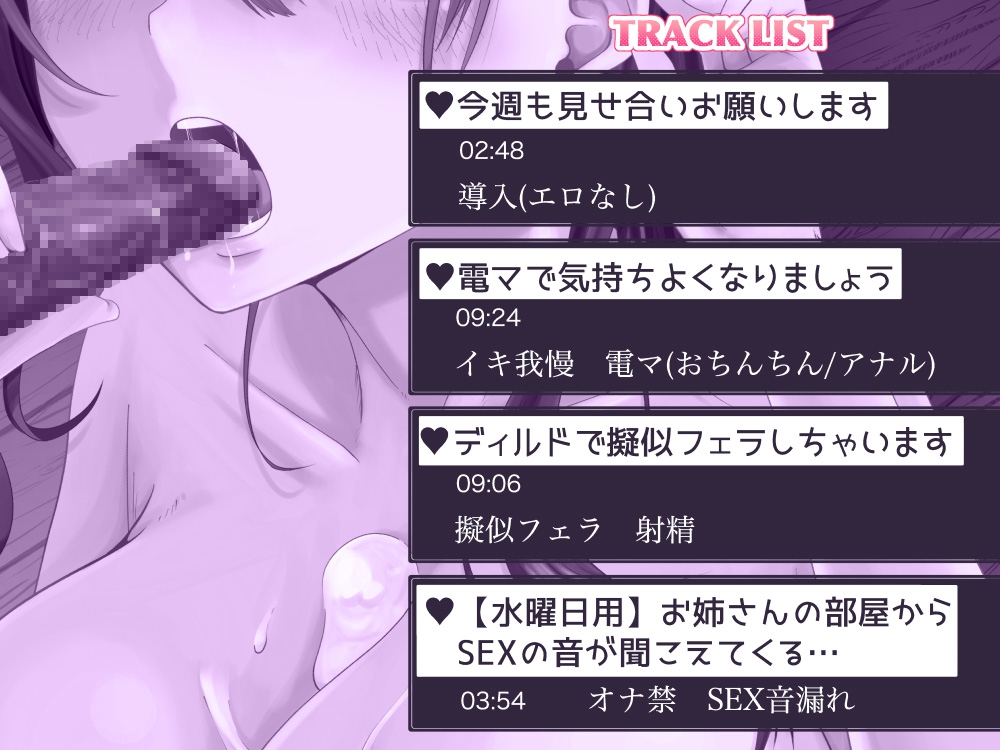 オナニーみせあい。ムラムラが抑えられないお隣さんが週末俺の部屋に来てオナ指示してくる2