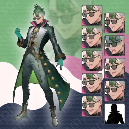 【立ち絵素材】ファンタジー系E・研究者・発明家・錬金術師_男女6人セット・全身表情10種+α