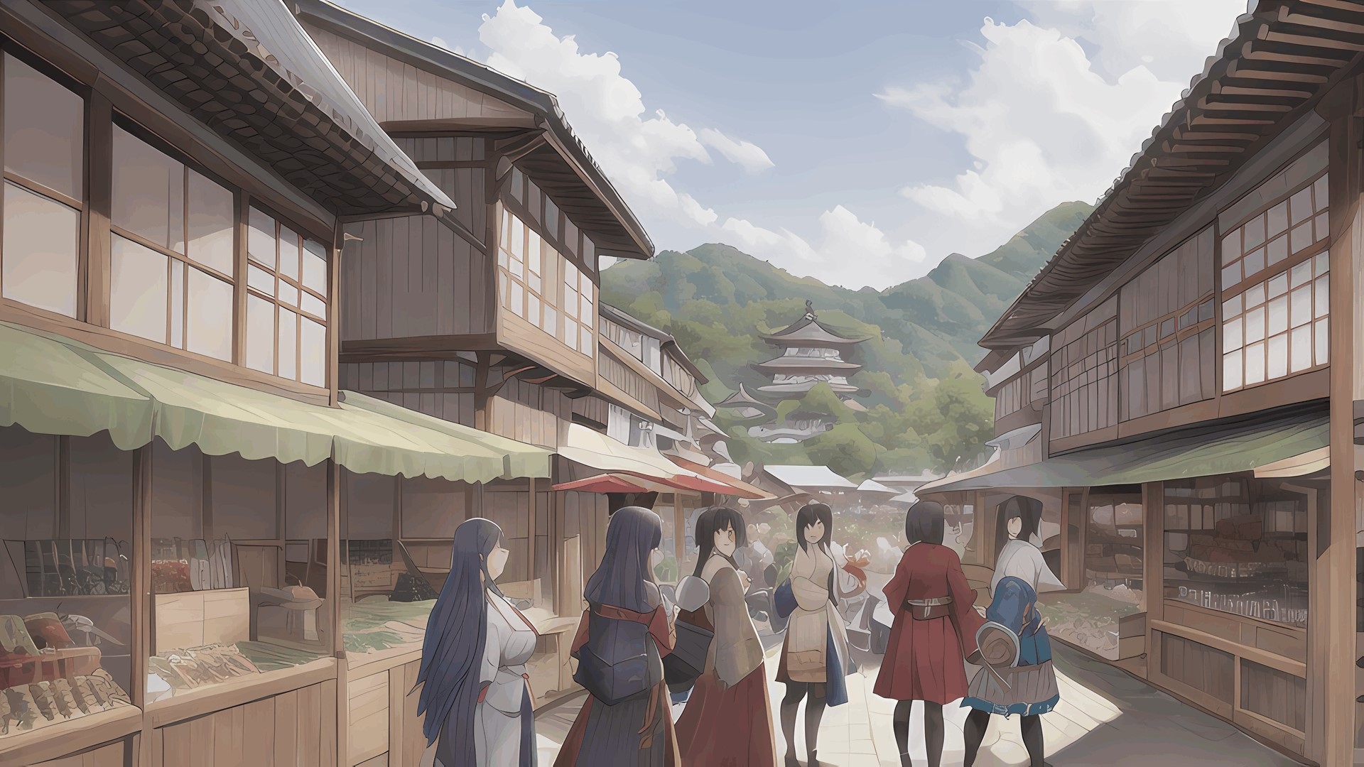 著作権フリー背景美術素材集 : BGArt 19 「幻想世界HD-V」 ジャパネスク