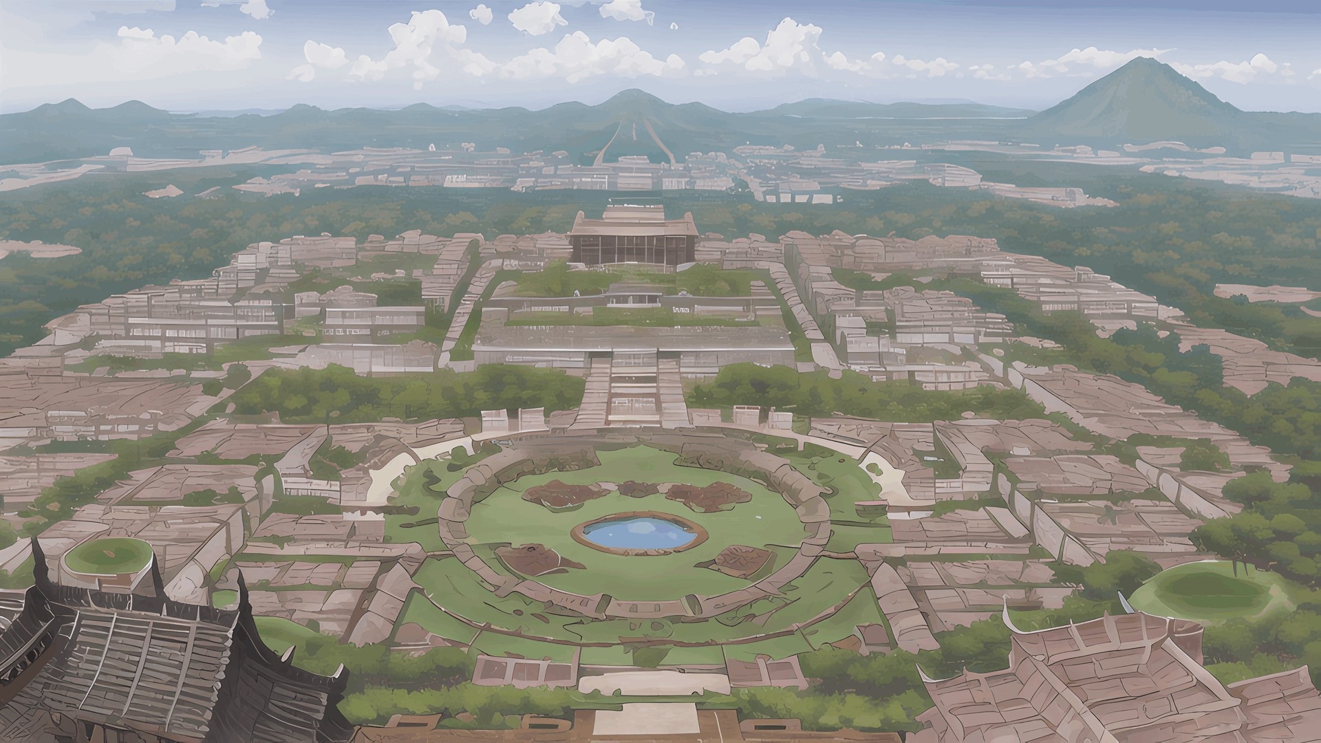 著作権フリー背景美術素材集 : BGArt 19 「幻想世界HD-V」 ジャパネスク