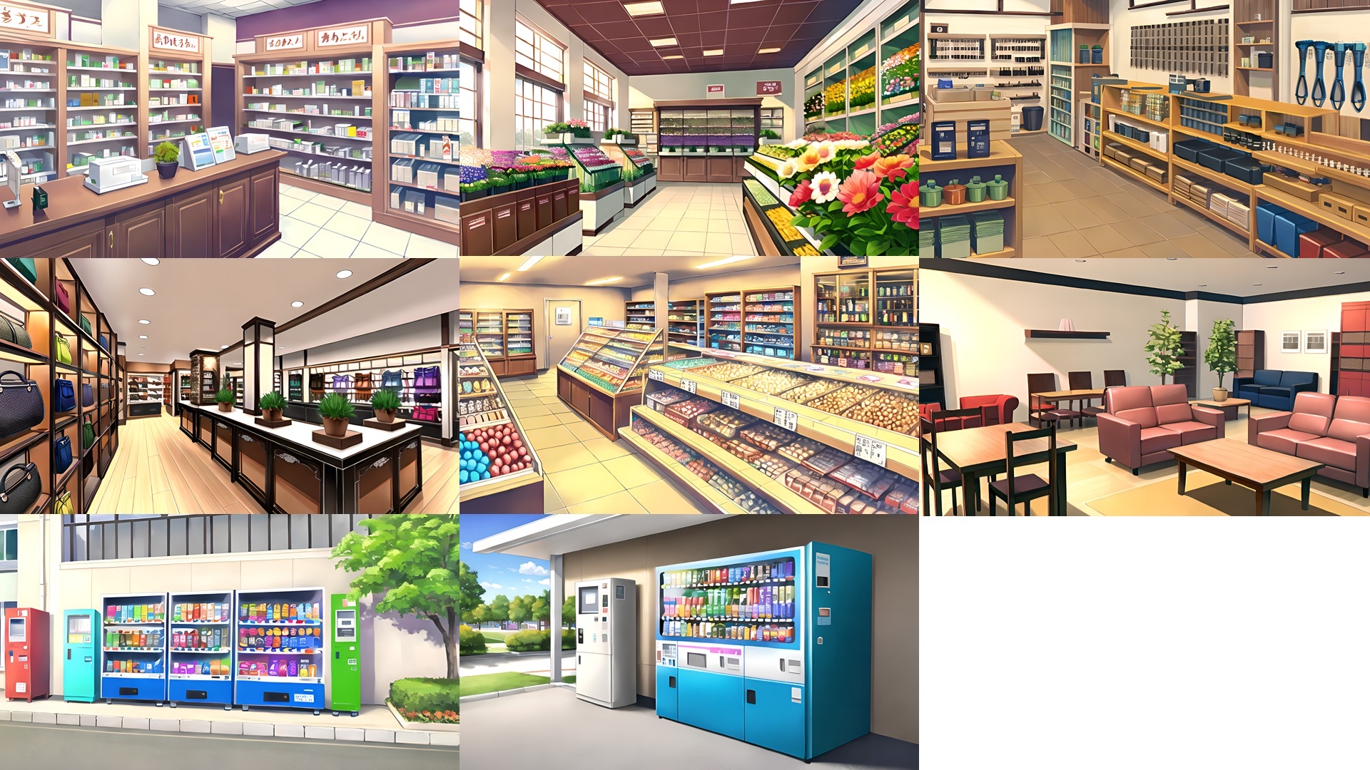 背景CG素材集【現代編』part1