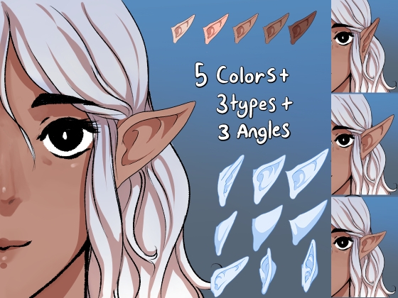 Elf Ears Asset Pack