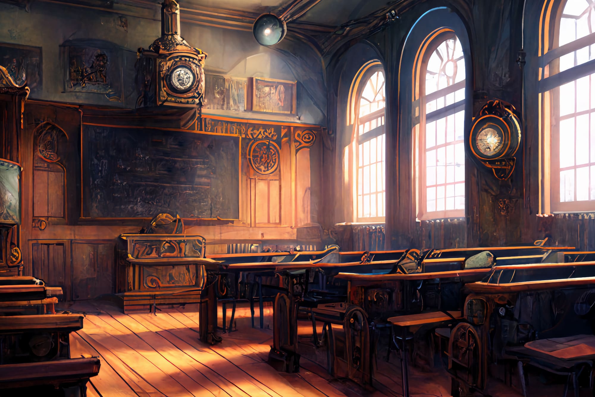 【美麗幻想的スチームパンク背景】著作権フリーの高解像度画像(100枚)