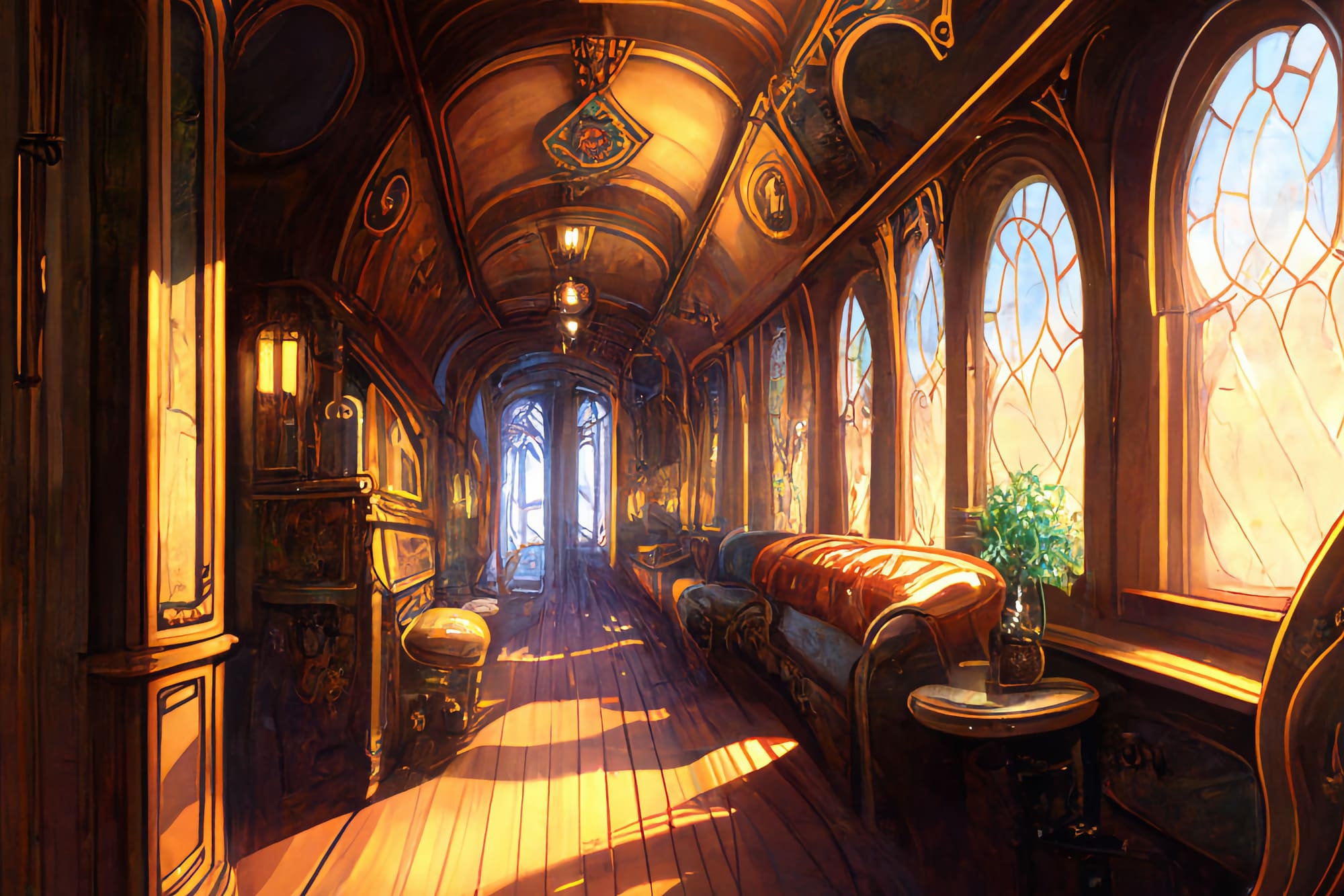 【美麗幻想的スチームパンク背景】著作権フリーの高解像度画像(100枚)