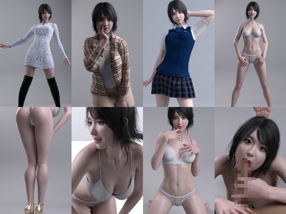 モデルnanaが撮影中に誘惑してくるので騎乗位&大量顔謝