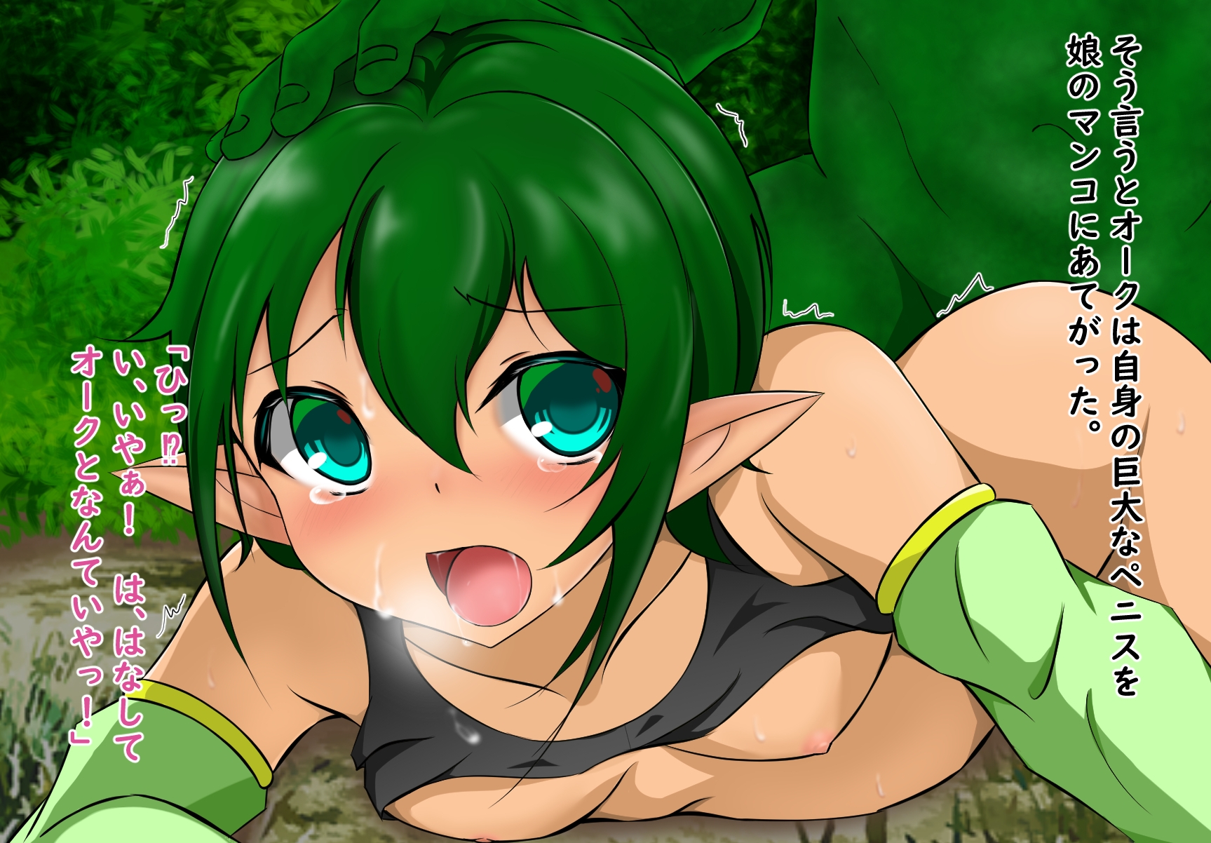 オークに捕らわれたエルフの末路