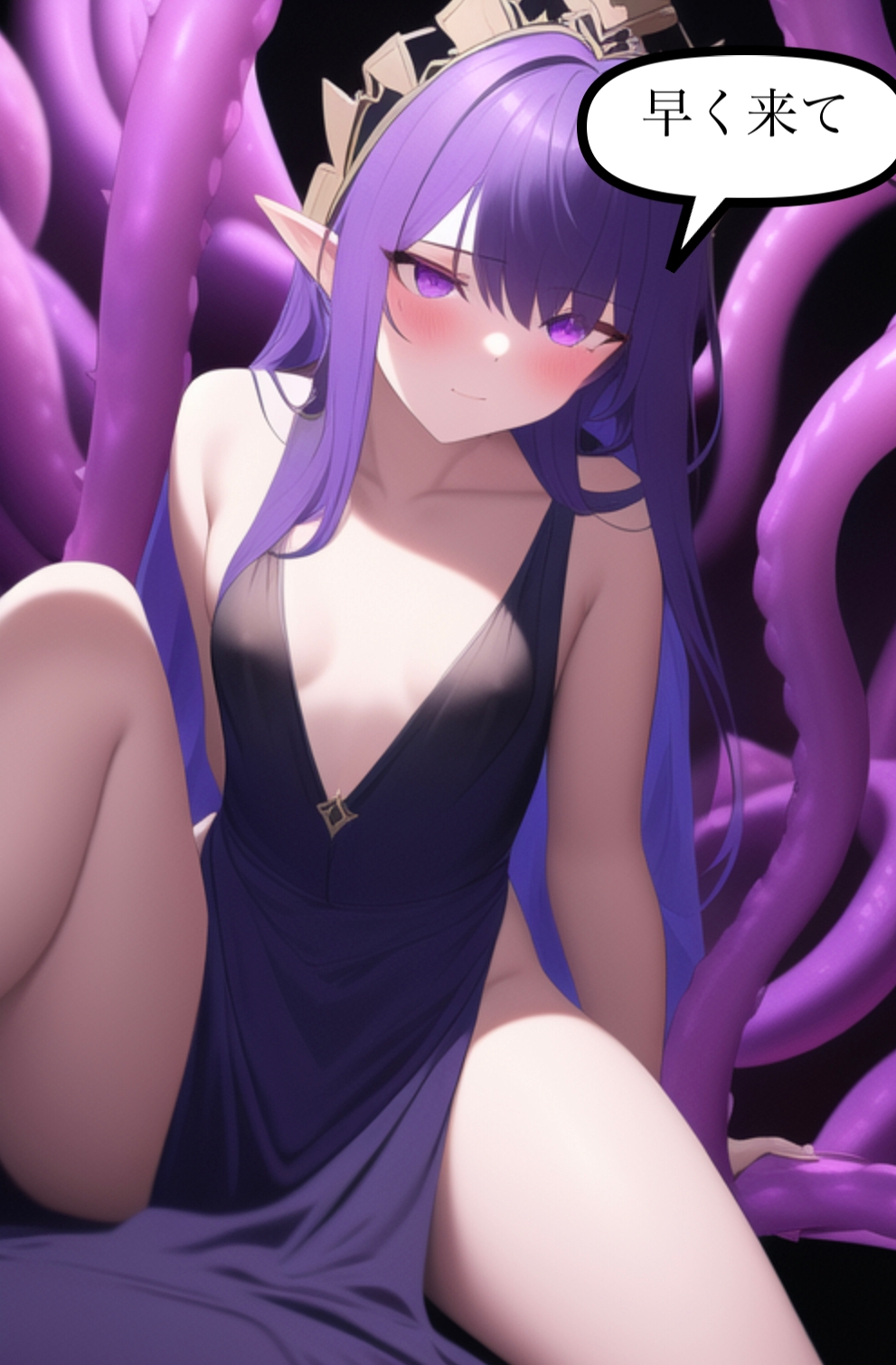 神と悪魔と触手っ娘と