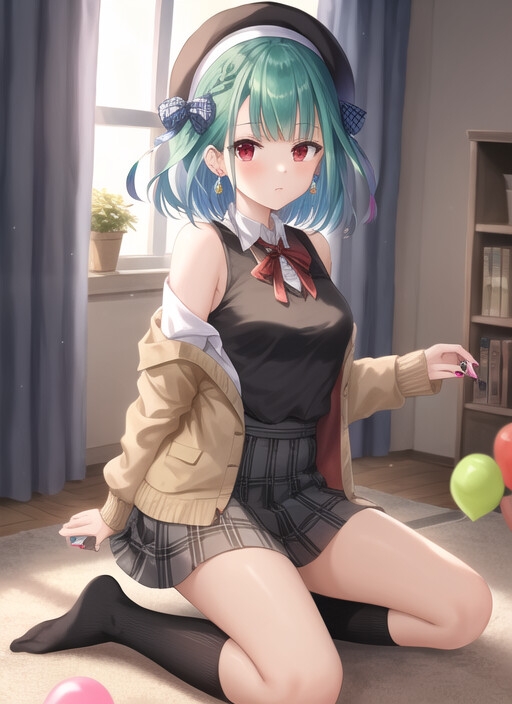 緑の髪のエチエチなメンヘラネクロマンサー