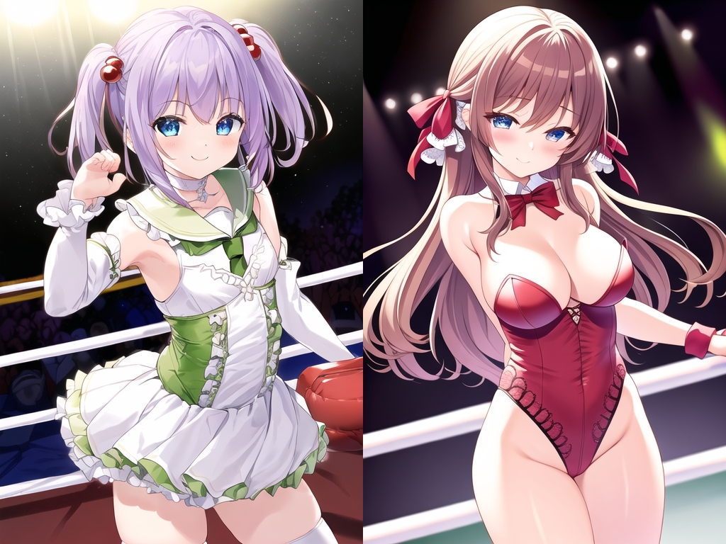 AIレッスル〇ンジェルスCG集