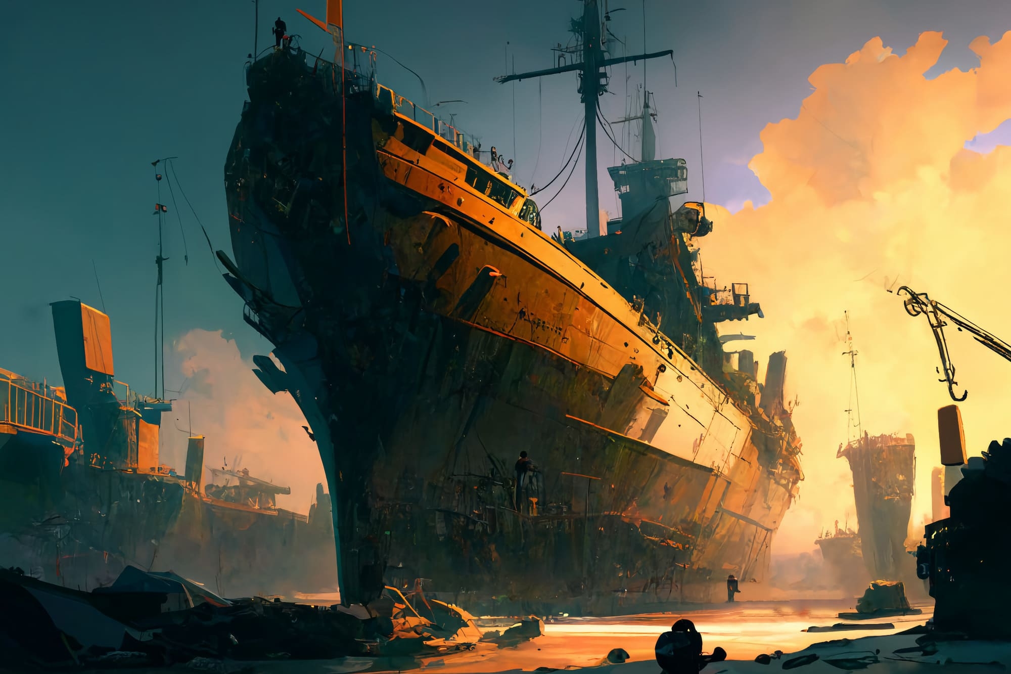 【美麗で幻想的な廃墟系の背景】著作権フリーの高解像度画像(100枚)