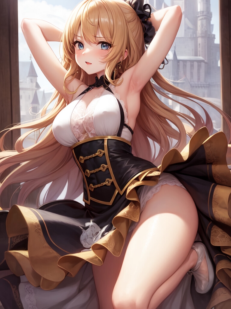金髪お姫様のちょっとエッチなCG集