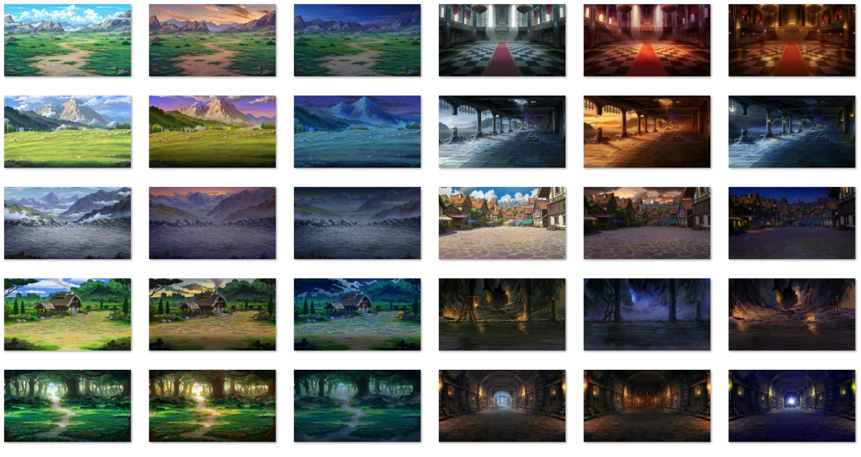 JRPG風戦闘背景 サファイアソフト素材 Vol9