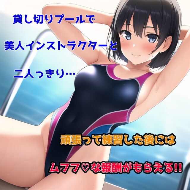 ピチピチ競泳女子にエッチなご褒美もらっちゃおう!!