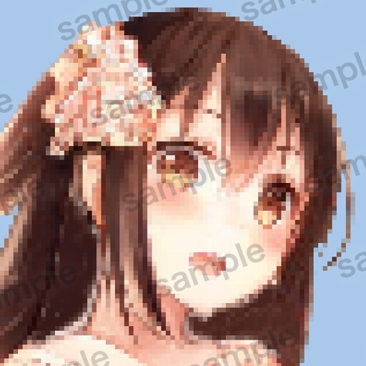 自作の人工知能で作成したドット絵アイコンイラスト10枚セットver2.0